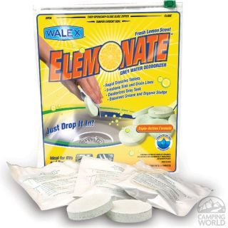 Elemonate Grey Water Tabs   Walex Products Co TOI 61776   Sewer 