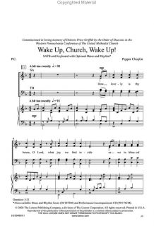 Look inside Wake Up, Church Wake Up   Sheet Music Plus
