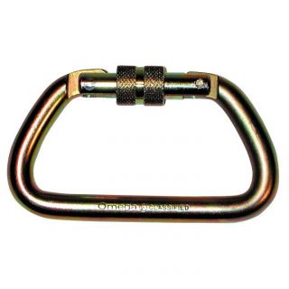 Omega 1/2 inch Large D Steel Carabiner    at 