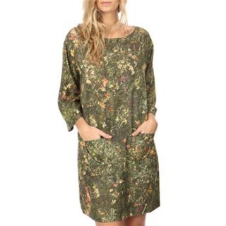 See by Chloé Green Forest Print Tunic Dress