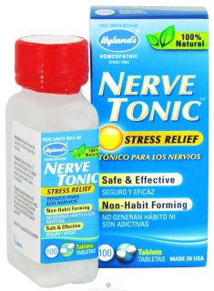 Buy Hylands   Nerve Tonic Stress Relief   100 Tablets at LuckyVitamin 