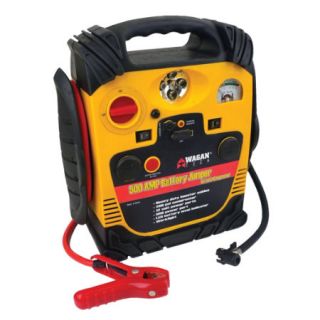 Wagan 500 Amp Battery Jumper with Air Compressor   