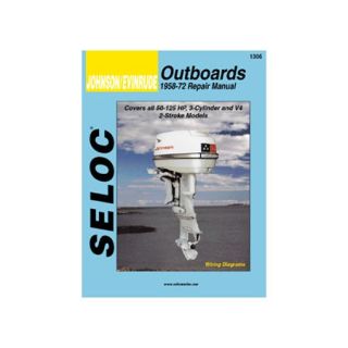 Seloc Outboard Repair Manual for Johnson/Evinrude 58   72   Gander 