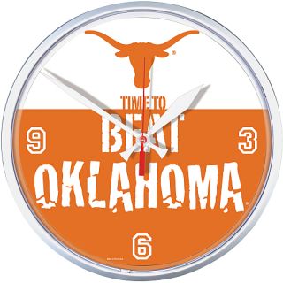 Texas Longhorns Clocks Wincraft Texas Longhorns Beat Oklahoma Round 
