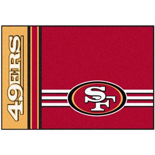 Fanmats San Francisco 49ers Uniform Inspired Starter Rug   