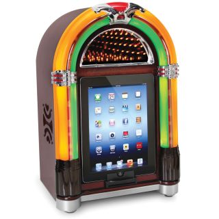 The iPad Tabletop Jukebox   Hammacher Schlemmer 
