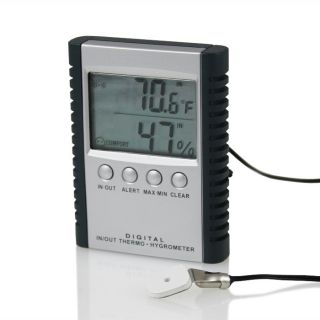 Indoor Outdoor Digital Thermometer at Brookstone—Buy Now