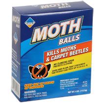Home Cleaning, Storage & Hardware Laundry Accessories Moth Balls, 4 oz 