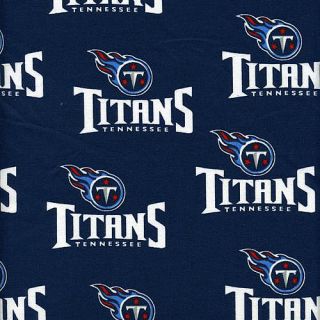 Tennessee Titans Fabric NFL Tennessee Titans Team Logo Cotton Fabric 