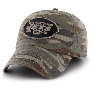 Mens 47 Brand New York Jets Tarpoon Camo Slouch Fitted Hat    