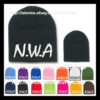NWA **Niggaz With Attitude** Beanie Hat for Ski Skate Board wool feel 
