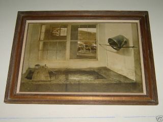 ANDREW WYETH RARE LITHOGRAPH $ SPRING FED $ GREAT PIECE
