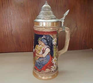 Newly listed Gerz, West German, Lidded Beer Stein