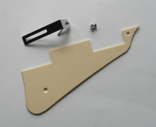 Les Paul LP Guitar Pickguard Scratch Plate with Chrome Bracket 1 Ply 