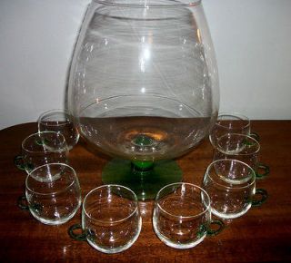 crystal punch cups in Glassware