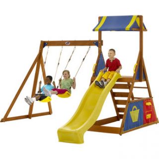 Plum Impala Wooden Climbing Frame Outdoor Play Centre   Toys R Us 