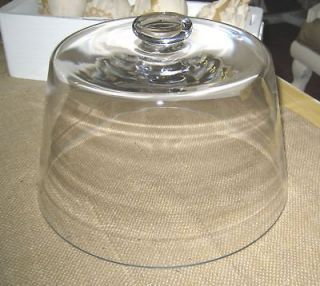 10 Wide GLASS DOME~Cake PIe CLOCHE DIsplay~Pastry WEDDING Bell Jar 