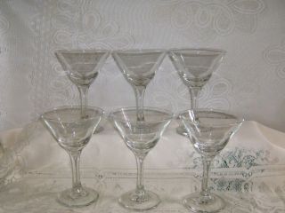   Daniels Gentleman Jack Martini Glass~Set Of (12) Glasses NEW ~ Fr/Sh