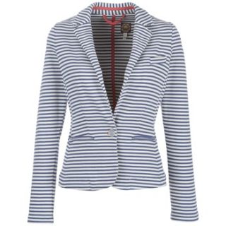 Joules Navy Harriet Stripe Jersey Jacket