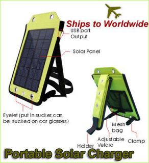 For Mobile Phone GPS  MP4 Car Carring ★Portable USB Solar Panel 