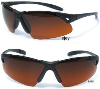 BLUE BLOCKER HIGH CONTRAST LENS Sunglasses Sunnies MATTE BLACK Sports 
