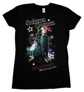 Selena Gomez When The Sun Goes Down Glitter Stars Juniors T Shirt Tee