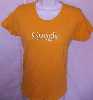 Google www.google Im Feeling Lucky  Yellow Shirt Top Juniors L 