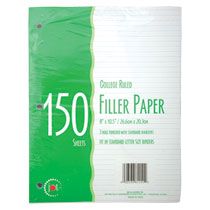 Home Office Supplies Paper & Stationery Loose Leaf Filler Paper 