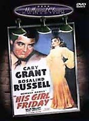 His Girl Friday DVD, 2001, Hollywood Classics Collection