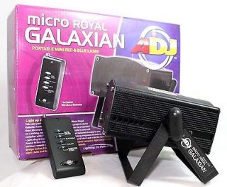 American DJ Micro Royal Galaxian Laser DJ Light with Red and Blue 