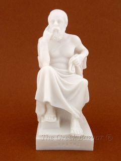 socrates figure greek alabaster marble made statue copy from greece