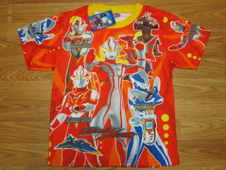 Ultraman Mebius Boy T Shirt #216 Red Size M age 4 6