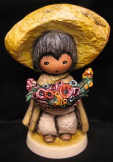 Children of De Grazia by Goebel Flower Boy Figurine MIB