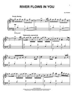 Look inside River Flows In You   Sheet Music Plus