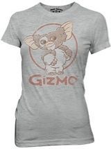New Authentic Gremlins Gizmo Athletic Juniors Tee Shirt