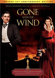 Gone With the Wind Blu ray Disc, 2010, 70th Anniversary Edition