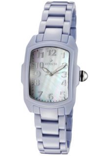 Invicta 1969 Watches,Womens Baby Lupah White MOP Dial Blue Ceramic 