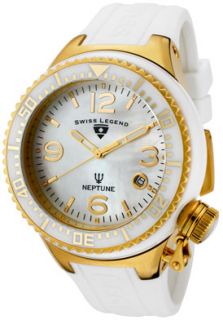 SWISS LEGEND 11844 WWGA Watches,Neptune Ceramic (44 mm) White Mother 