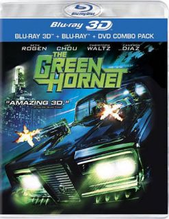 THE GREEN HORNET BLU RAY 3D DVD COMBO IN GREAT CONDITION