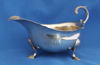   Co Makers 54054507 Sterling Silver Gravy Sauce Boat Bowl ca. 1891 1902