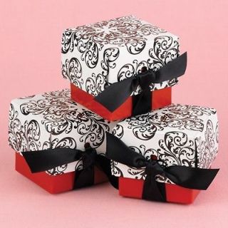 48 Personalized Damask Mint Tins Wedding Favor Boxes Favors