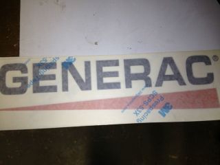 Generac Logo Decal 430mm Part # 0H2159B