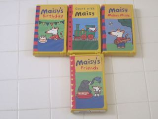   MAISY VHS** Videos ~Makes Music/Birthday​/Friends/Count with Maisy