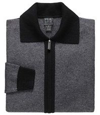 Lambswool Sweater Full Zip