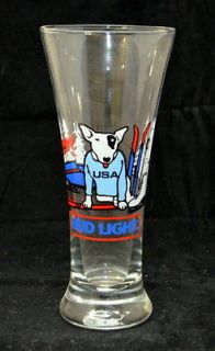   Winter Sports The Original Party Animal Bud Light Beer Bar Glass