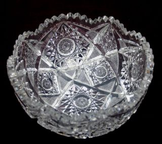 1905 ABP All Over Cuts 8 Inch Crystal Bowl