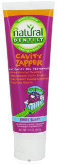 Natural Dentist   Cavity Zapper Anticavity Gel Toothpaste Berry Blast 