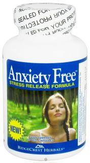 Buy Ridgecrest Herbals   Anxiety Free Stress Release Formula   60 
