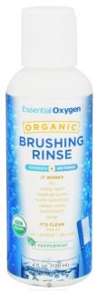 Essential Oxygen   Organic Brushing Rinse Toothpaste Plus Mouthwash 