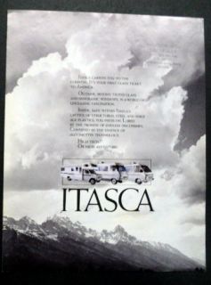 Itasca 1984 Sunflyer Sundancer Windcruiser RV Motorhome Sales Brochure